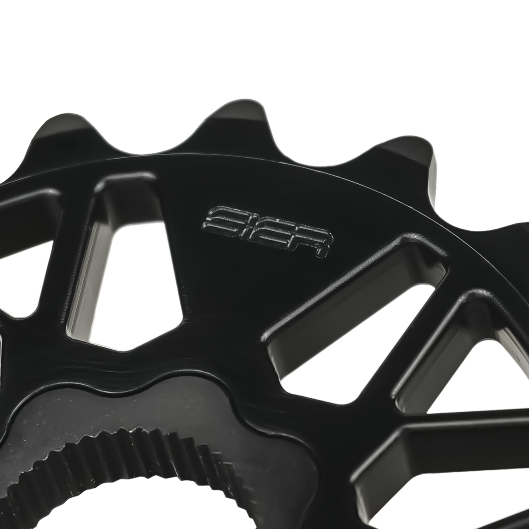 Sier Juhachi Spline Drive 19mm Kettenblatt / Sprocket 18T Black