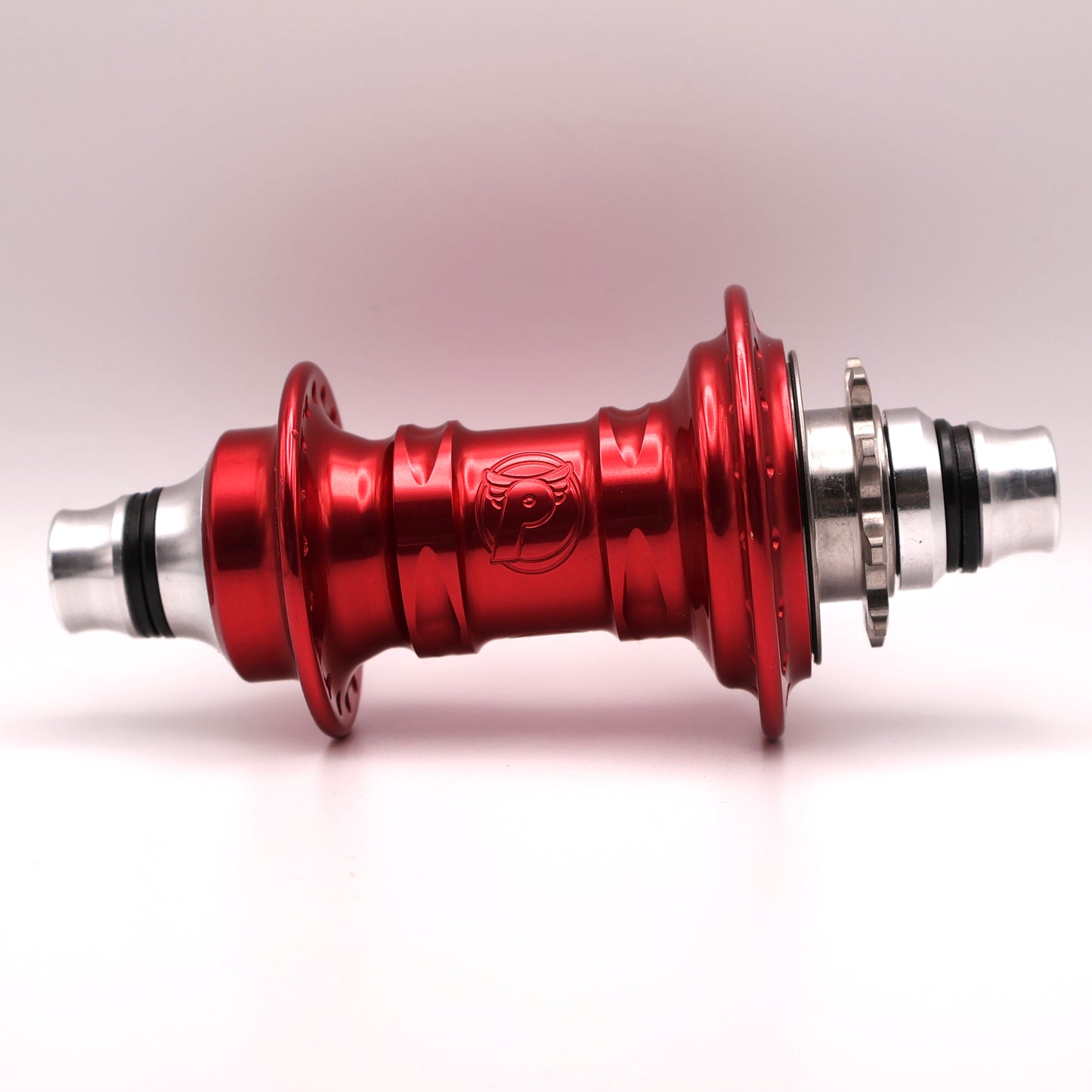 Profile Racing Mini Female RHD Cassette Nabe / Hub Red with Crmo or Titanium Driver