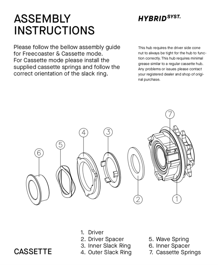 Eclat Shift/E440 Freecoaster Laufrad / Wheel