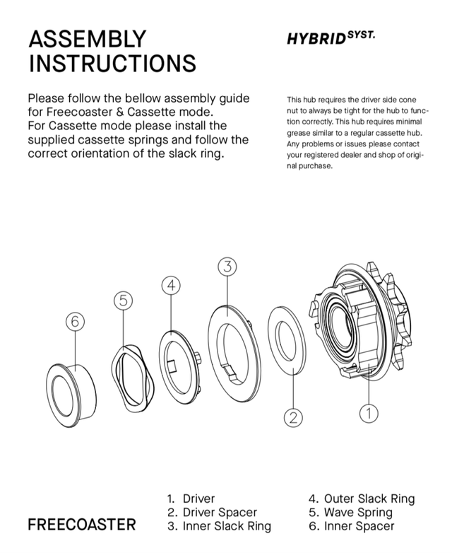 Eclat Shift/E440 Freecoaster Laufrad / Wheel