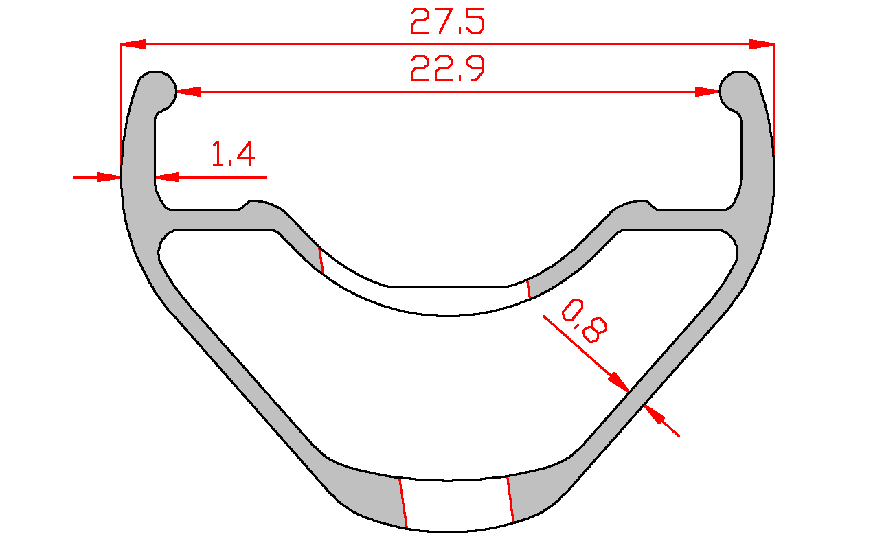 Alienation Mischief Felge / Rim Black