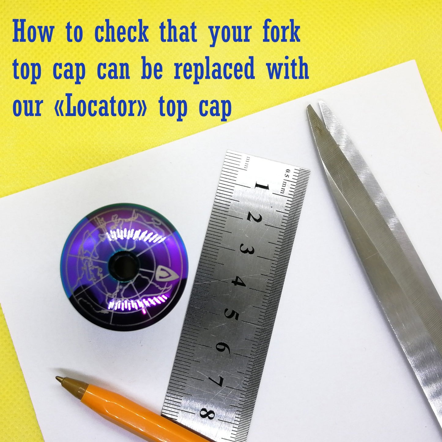 Armour Bikes Locator M25 Gabelschraube / Top Bolt Oilslick