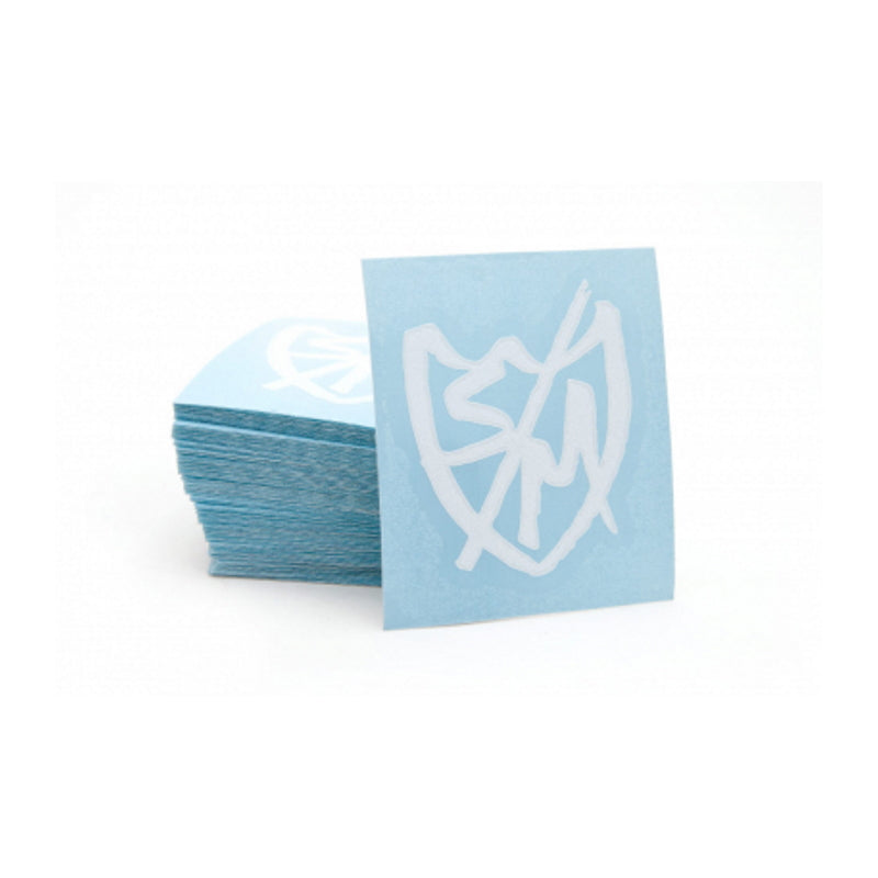 S&M Bikes Sharpie Shield White Medium 3-Pack Die-Cut Sticker