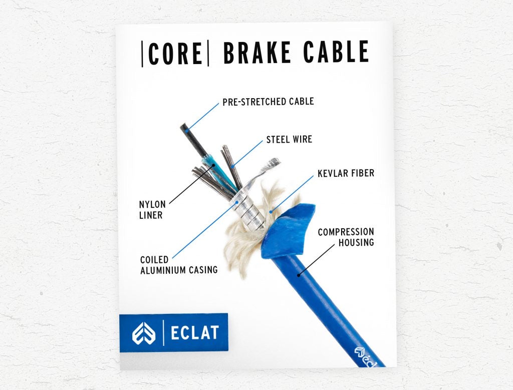 Eclat Core Linear Bremskabel / Brake Cable Black