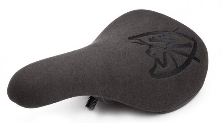 S&M Bikes Microfiber Stealth Pivotal Sattel / Seat Black