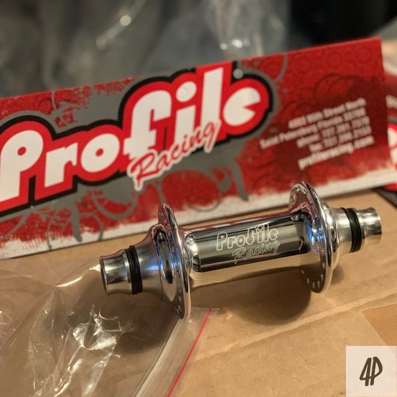 Profile Racing Elite Vorderradnabe / Front Hub Polished
