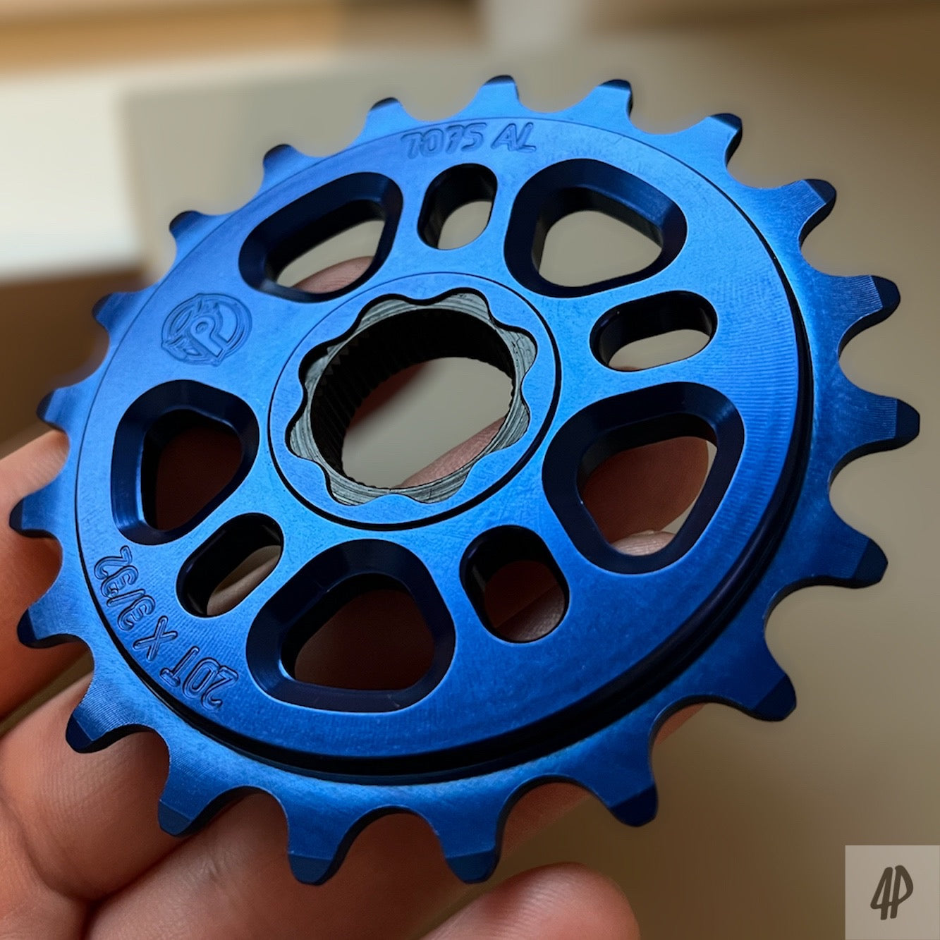 Profile Racing Spline Drive 19mm Kettenblatt / Sprocket 20T Blue