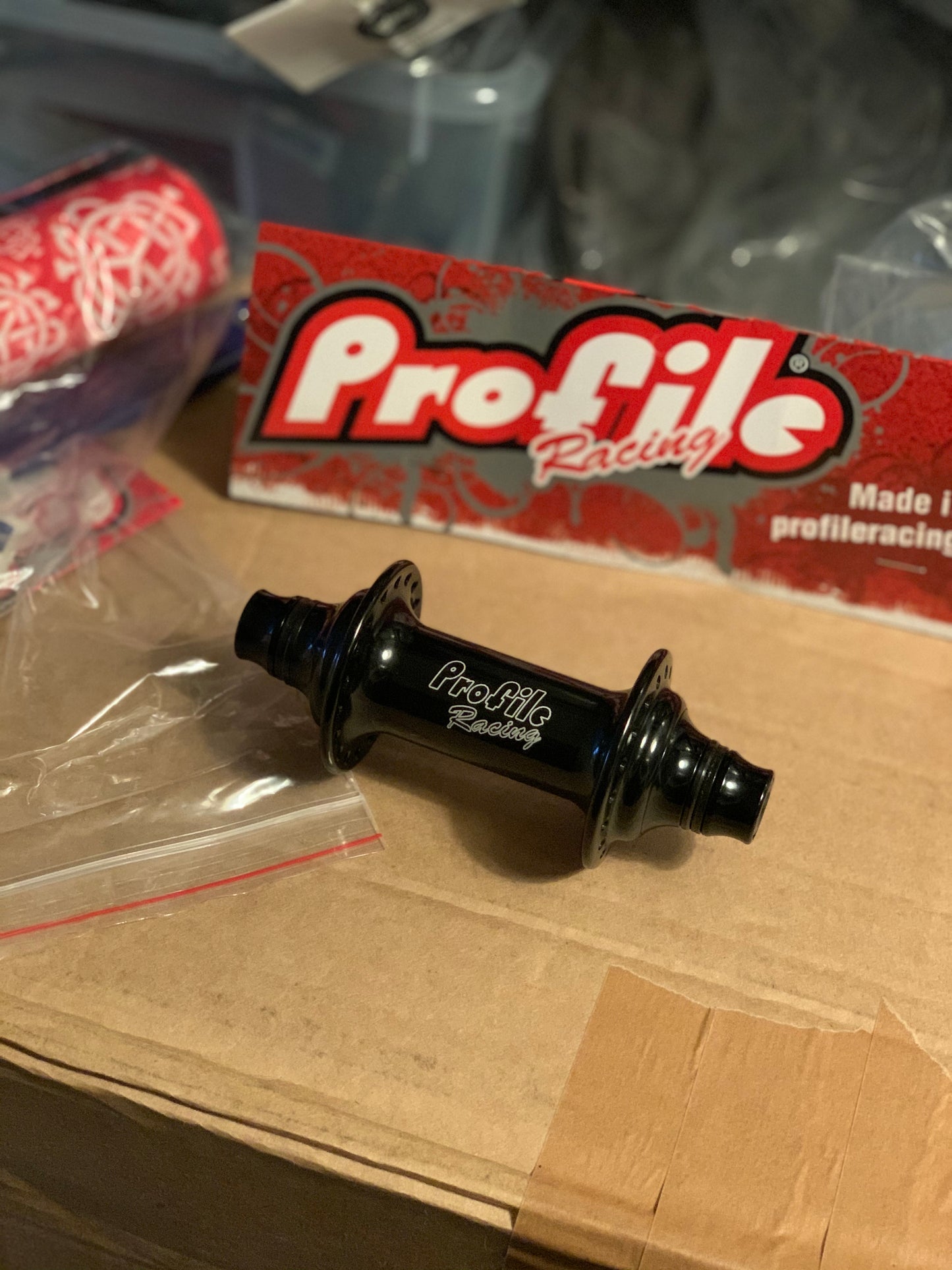 Profile Racing Elite Vorderradnabe / Front Hub Black