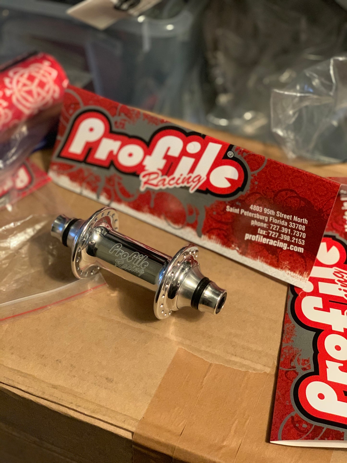 Profile Racing Elite Vorderradnabe / Front Hub Polished