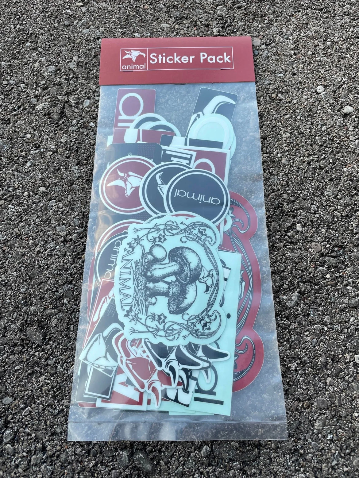 Animal Bikes 50 Assorted Stickerpack