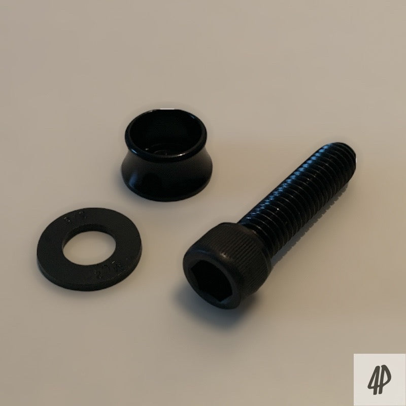 Profile Racing Hex Schraube with Black Volcano Cone