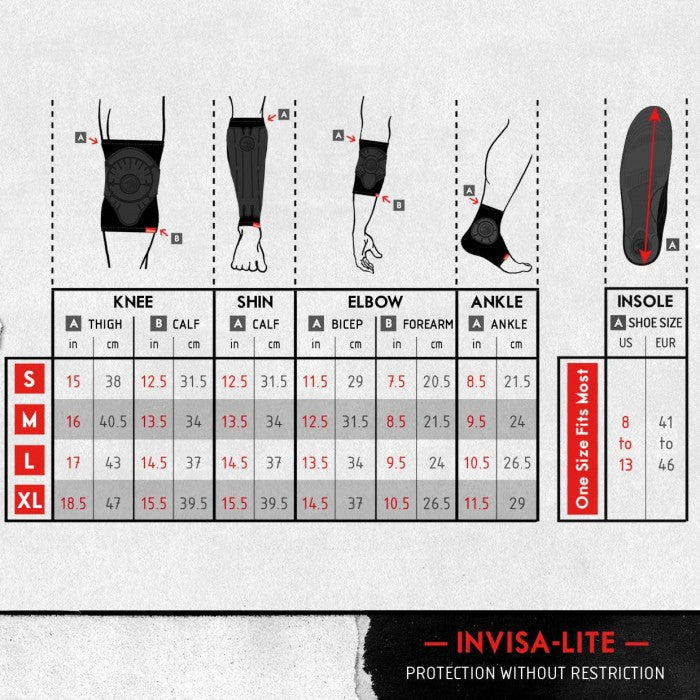 Shadow Invisa Lite Schienbein Schoner / Shin Pads