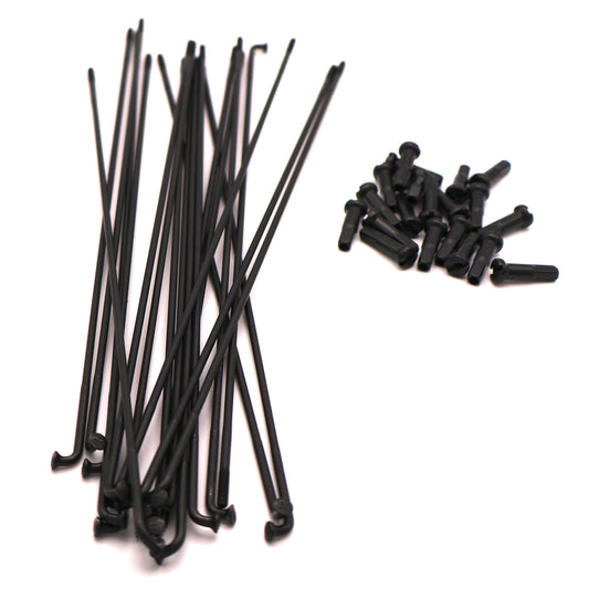 Fourpegsbmx Twenties Butted Speichen / Spokes Matte Black