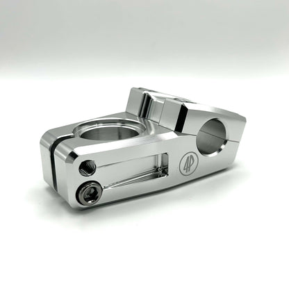 Fourpegsbmx Topload 47mm Vorbau / Stem Polished w/Silver Bolts