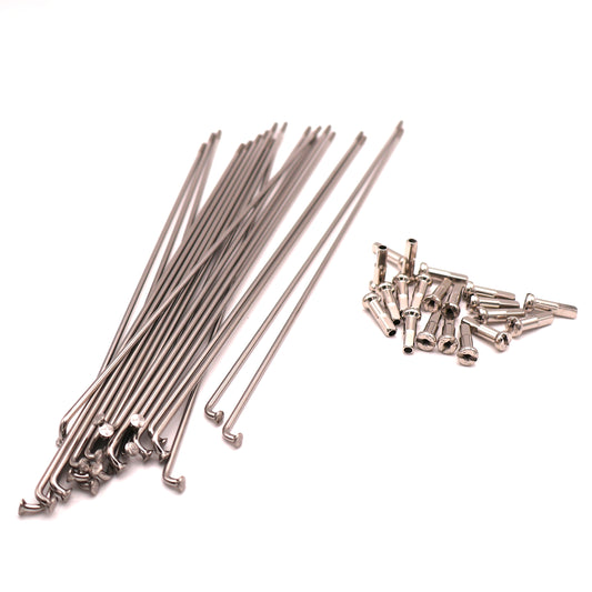 Fourpegsbmx Twenties Speichen / Spokes Polished Silver