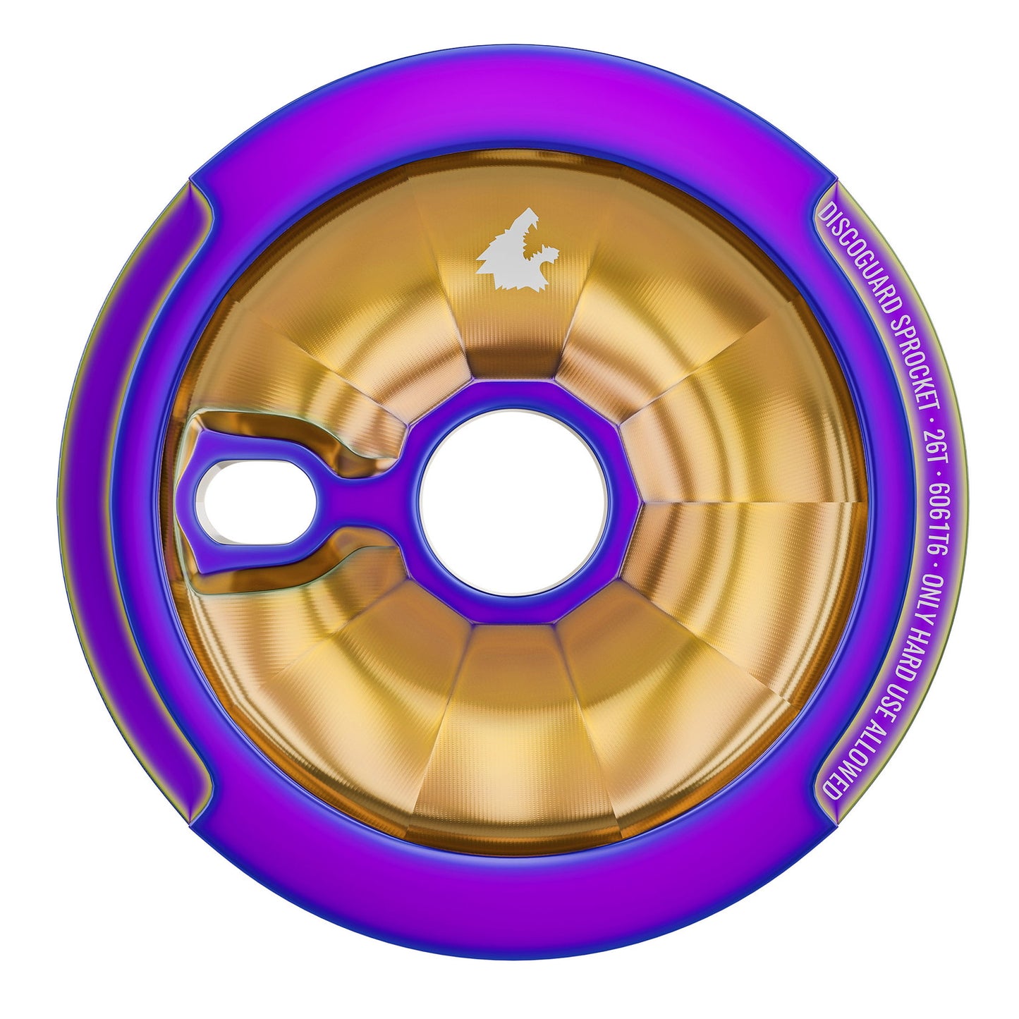 Stress Disco Guard Kettenblatt / Sprocket 26T Oil Slick