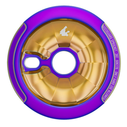 Stress Disco Guard Kettenblatt / Sprocket 26T Oil Slick