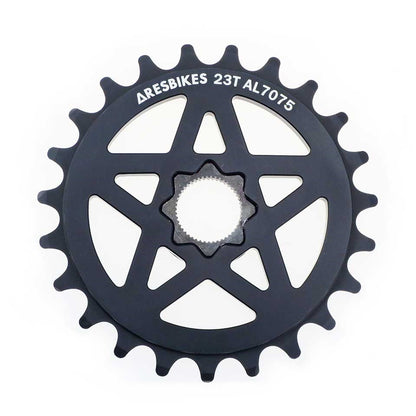 Ares Bikes Solid Spline Drive 19mm Kettenblatt / Sprocket 23T Black