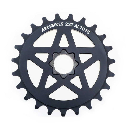 Ares Bikes Solid Spline Drive 19mm Kettenblatt / Sprocket 23T Black
