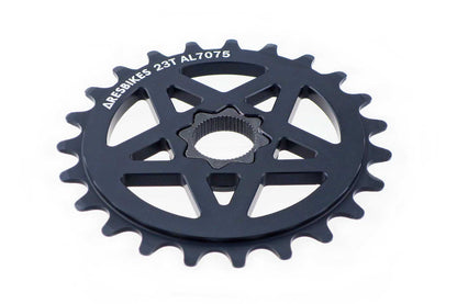 Ares Bikes Solid Spline Drive 19mm Kettenblatt / Sprocket 23T Black