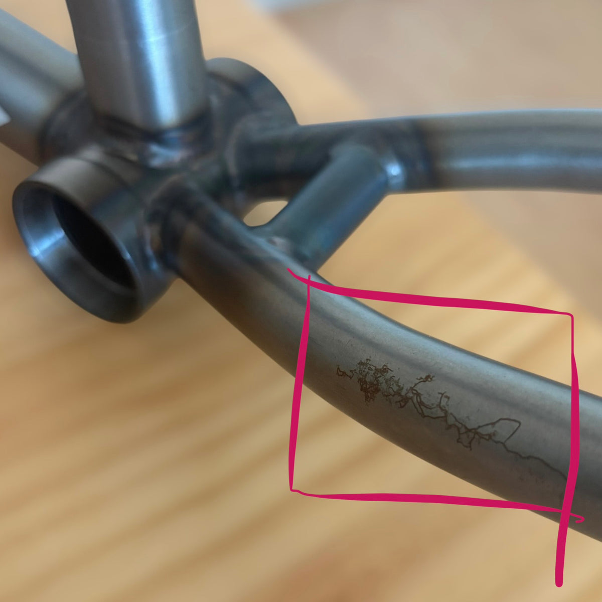 Heresy Ascend X V2 19.5” Raw Rahmen / Frame Flatland