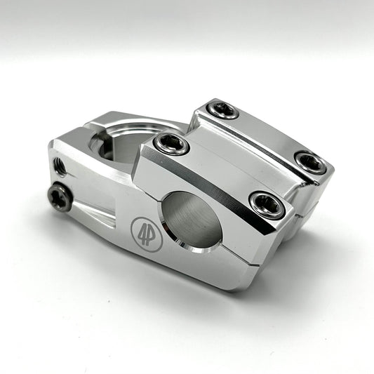 Fourpegsbmx Topload 37mm Vorbau / Stem Polished w/Silver Bolts