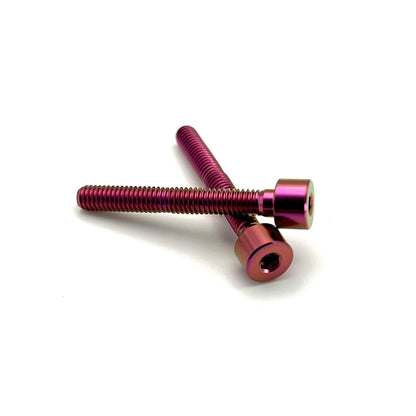 Fourpegsbmx M4 Purple Titanium Kettenspanner / Chain Tensioners