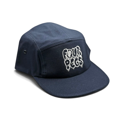 Fourpegsbmx Graffiti Circle Camper Kappe / Cap Blue/White