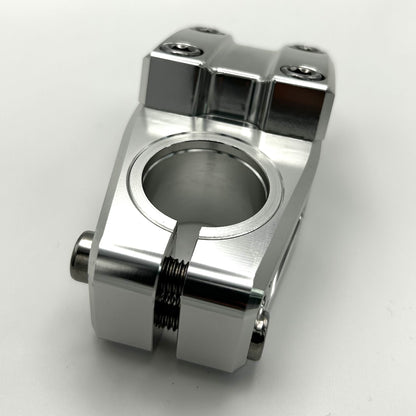 Fourpegsbmx Topload 47mm Vorbau / Stem Polished w/Silver Bolts