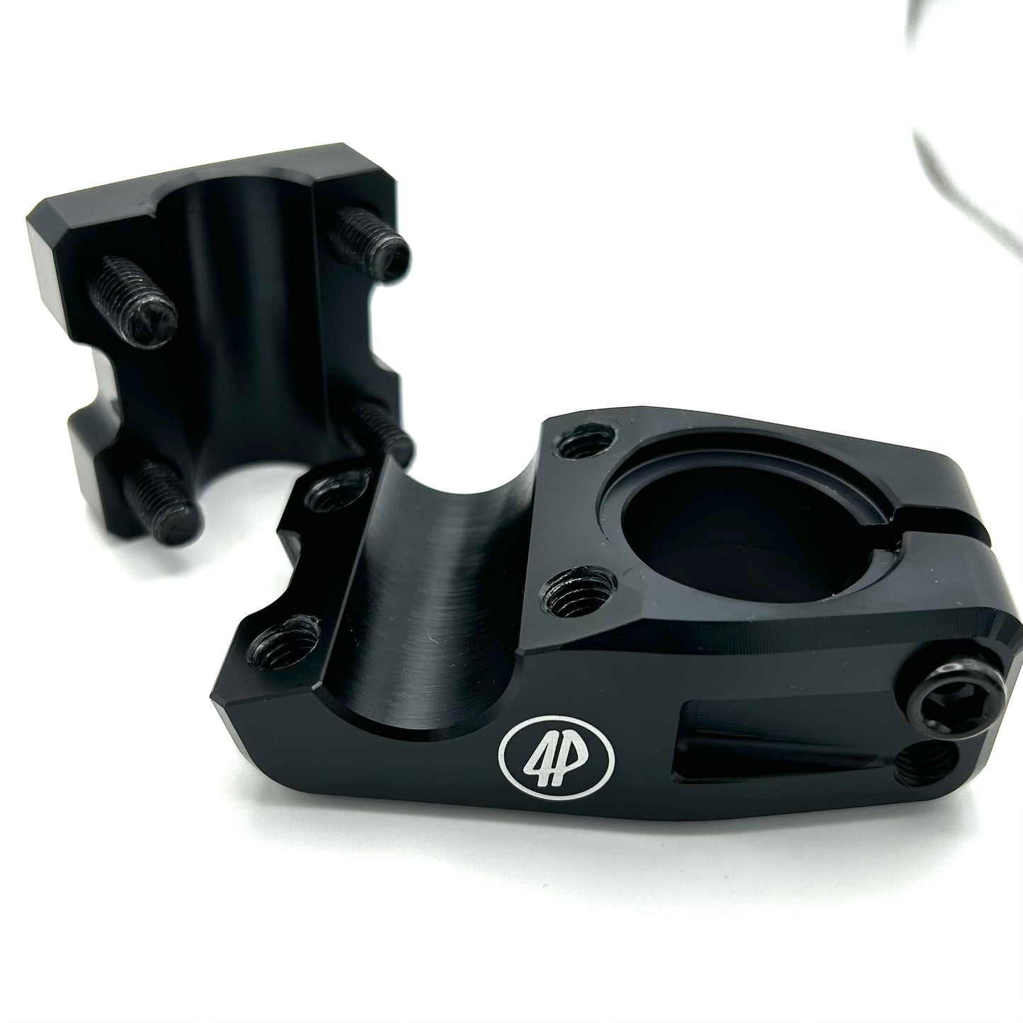 Fourpegsbmx Topload 37mm Vorbau / Stem Black w/Black Bolts