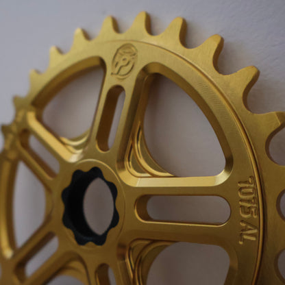 Profile Racing Spline Drive 19mm Kettenblatt / Sprocket 28T Gold