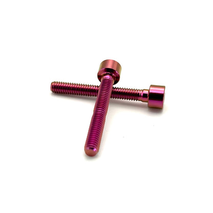 Fourpegsbmx M4 Purple Titanium Kettenspanner / Chain Tensioners