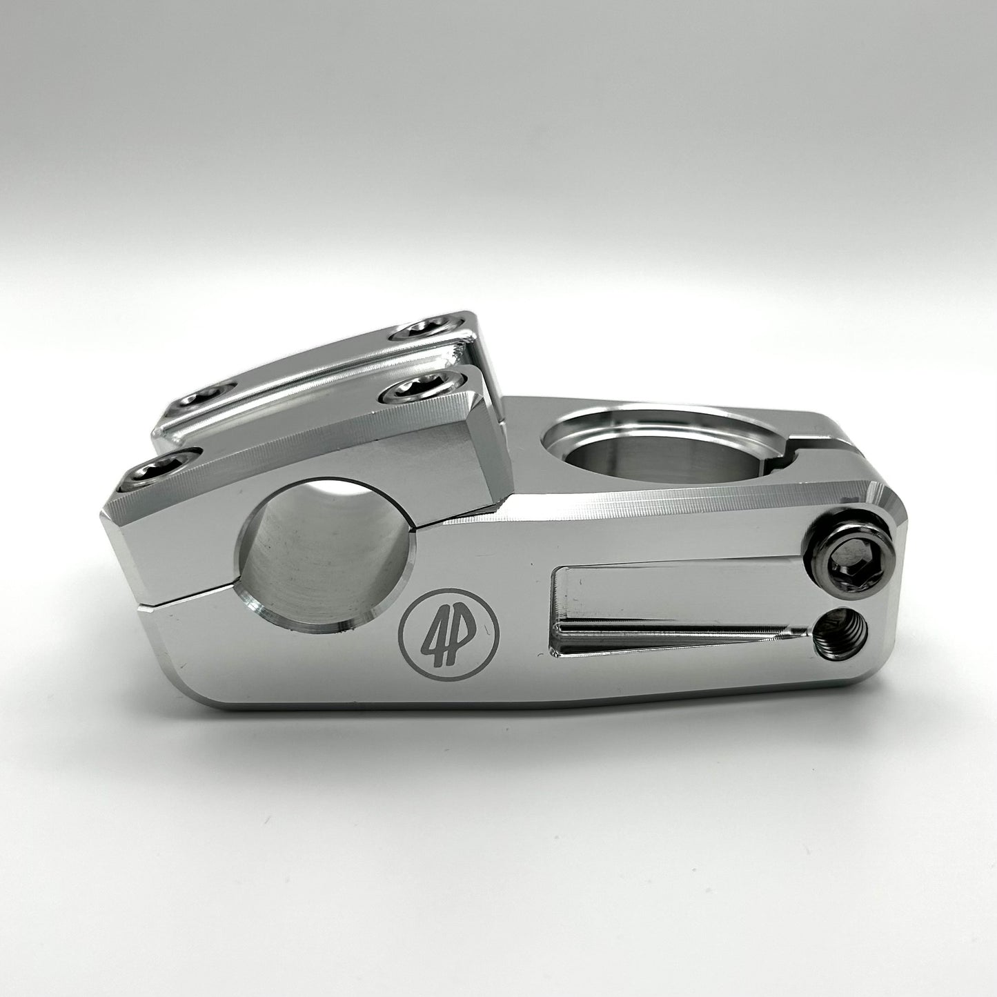 Fourpegsbmx Topload 47mm Vorbau / Stem Polished w/Silver Bolts