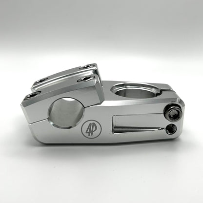 Fourpegsbmx Topload 47mm Vorbau / Stem Polished w/Silver Bolts