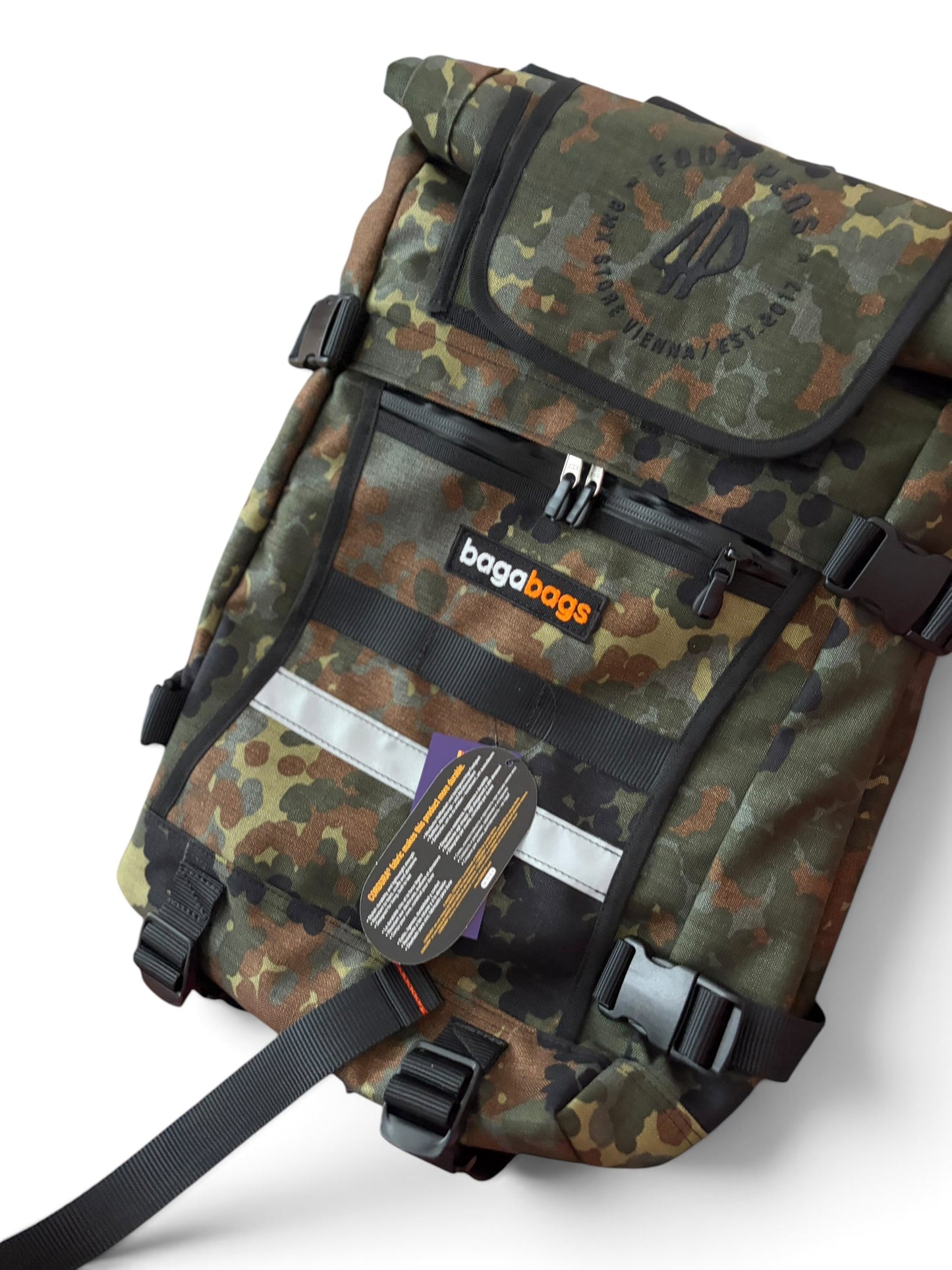 Bagaboo X Fourpegsbmx V2 Collab Small Rucksack / Backpack Camo