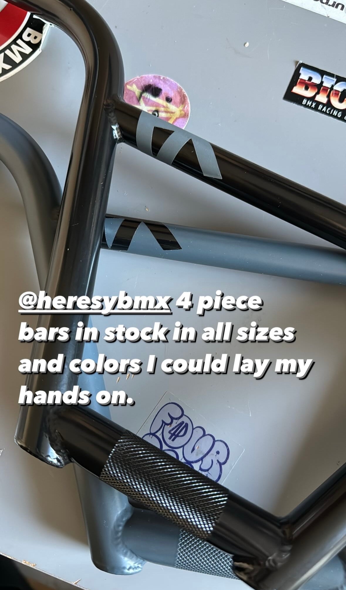 Heresy Dismember 8,75" Lenker / Handlebars Dark Grey