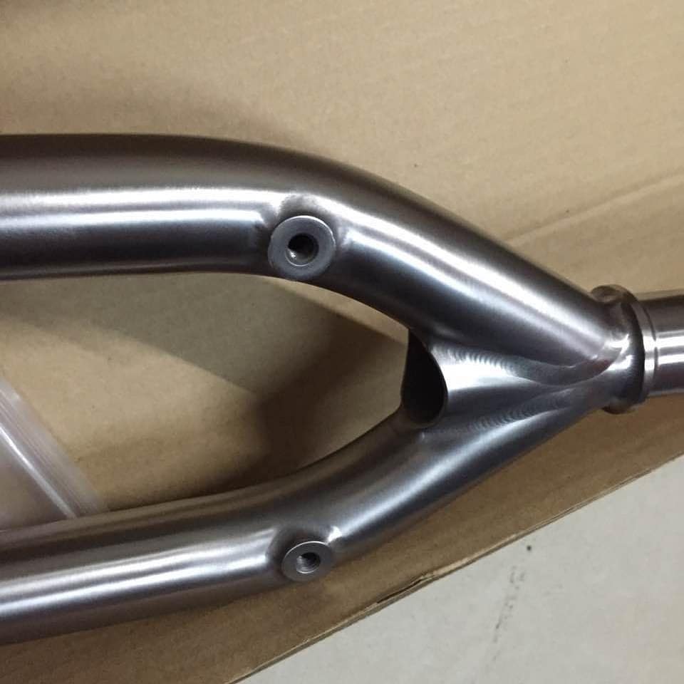 Far East Cycles Turbo Zero BM Titanium Gabel / Forks Raw