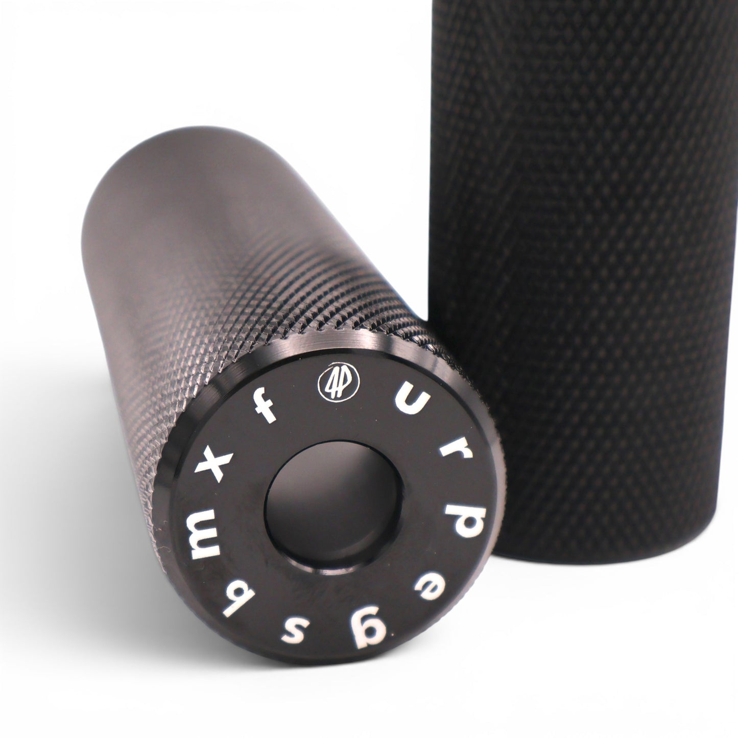 Fourpegsbmx Knurly Black Pegs Flatland