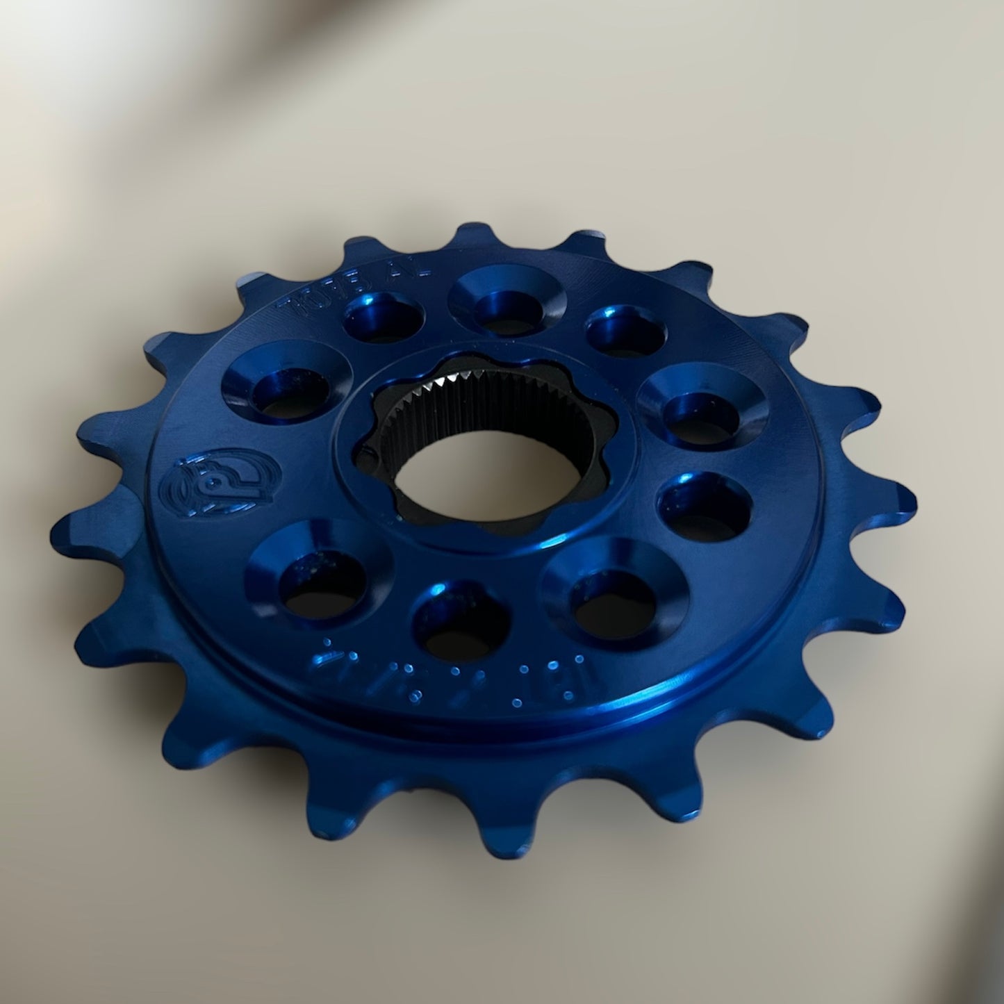 Profile Racing Spline Drive 19mm Kettenblatt / Sprocket 18T Blue