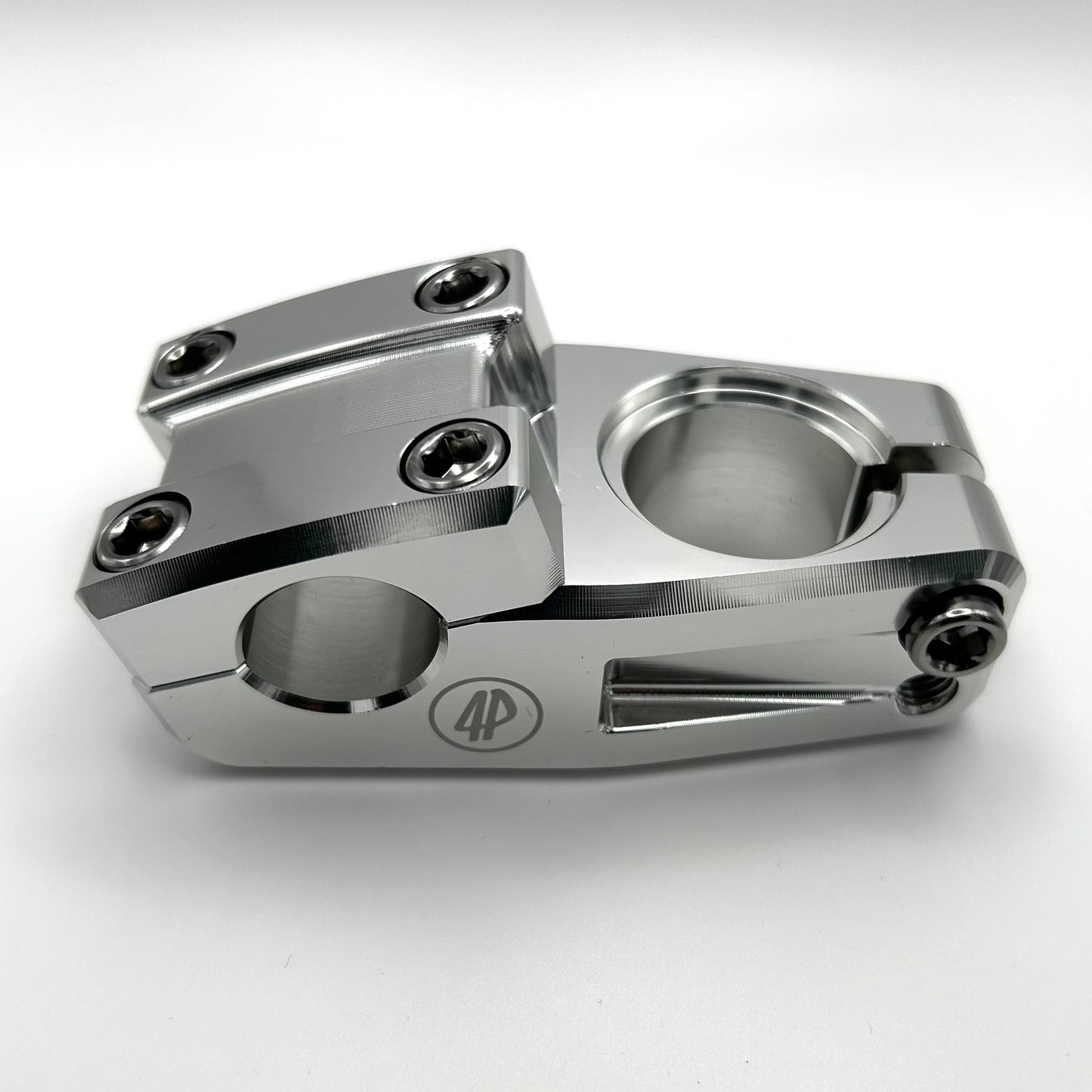 Fourpegsbmx Topload 47mm Vorbau / Stem Polished w/Silver Bolts