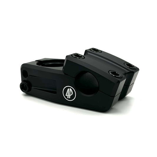 Fourpegsbmx Topload 47mm Vorbau / Stem Black w/Black Bolts