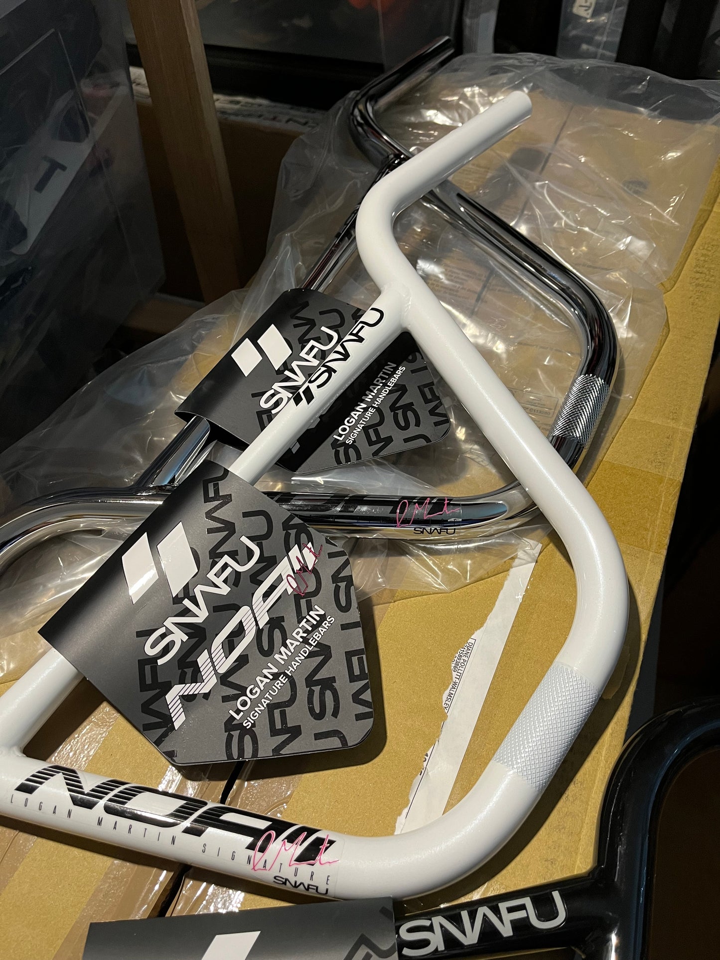 Snafu Noa 9,25" Logan Martin Lenker / Handlebars White