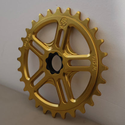 Profile Racing Spline Drive 19mm Kettenblatt / Sprocket 28T Gold