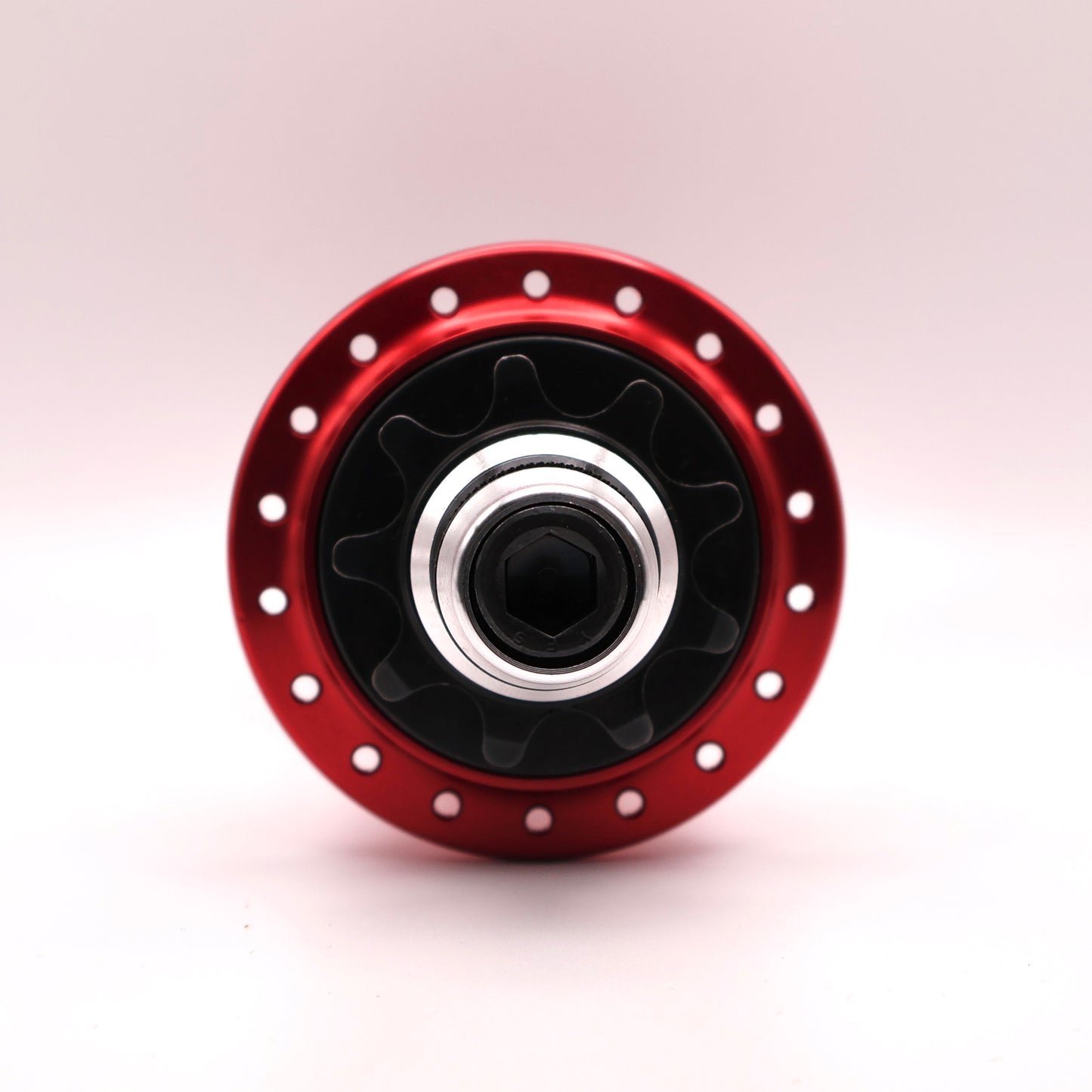 Profile Racing Mini Female RHD Cassette Nabe / Hub Red with Crmo or Titanium Driver