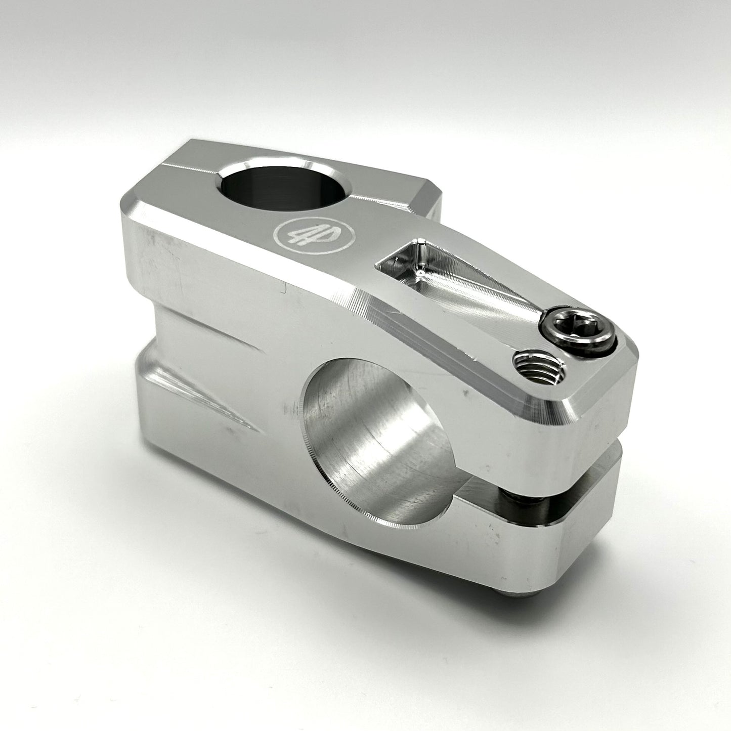 Fourpegsbmx Topload 37mm Vorbau / Stem Polished w/Silver Bolts