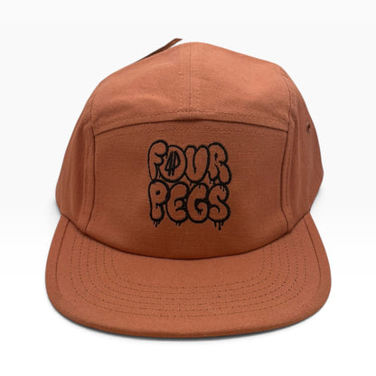 Fourpegsbmx Graffiti Camper Kappe / Cap Coral/Black