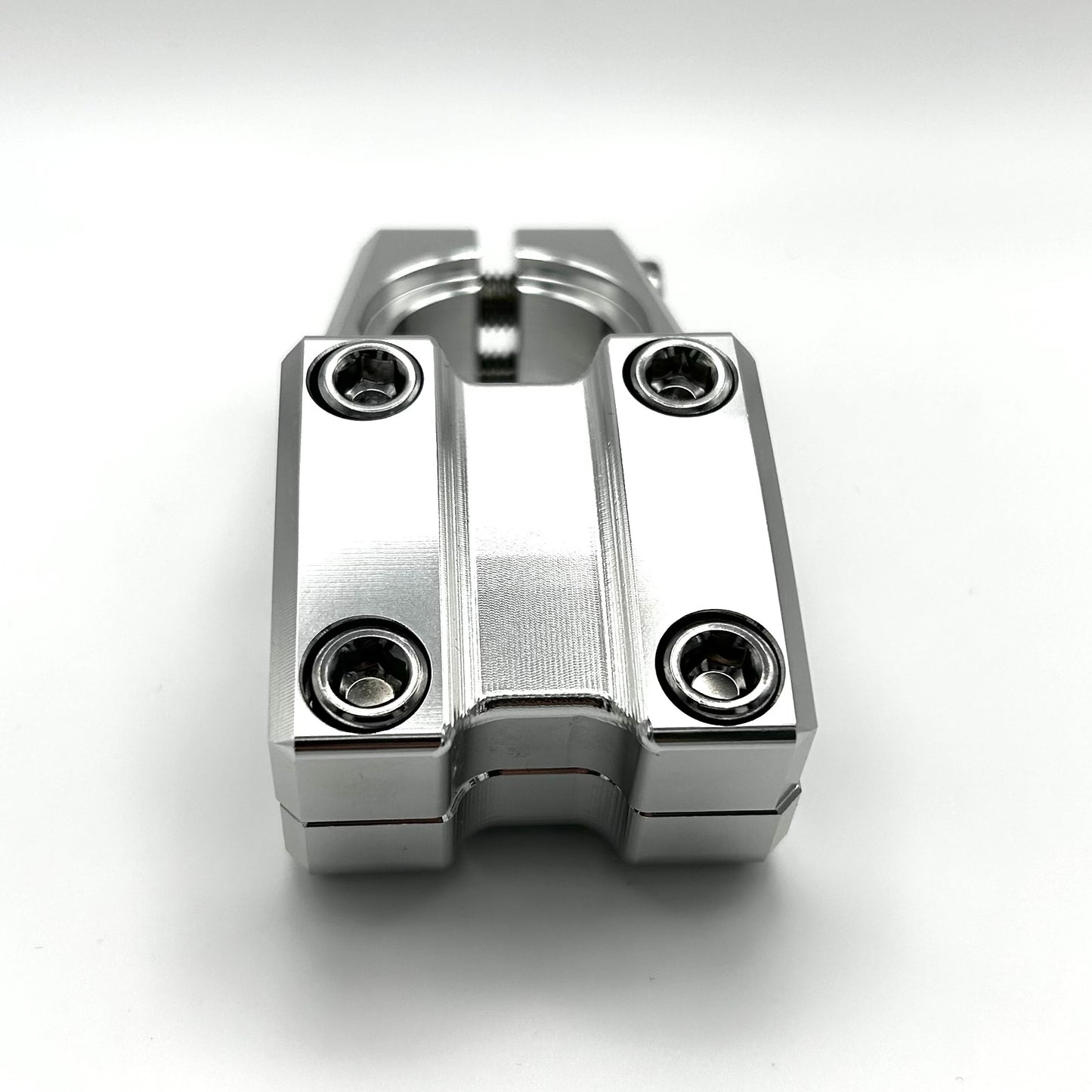 Fourpegsbmx Topload 47mm Vorbau / Stem Polished w/Silver Bolts