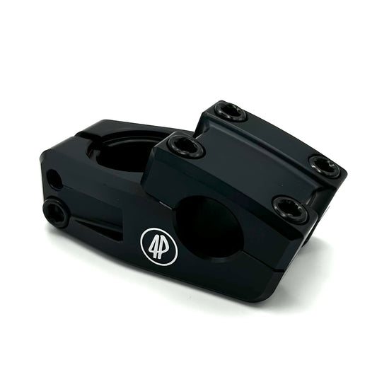 Fourpegsbmx Topload 37mm Vorbau / Stem Black w/Black Bolts