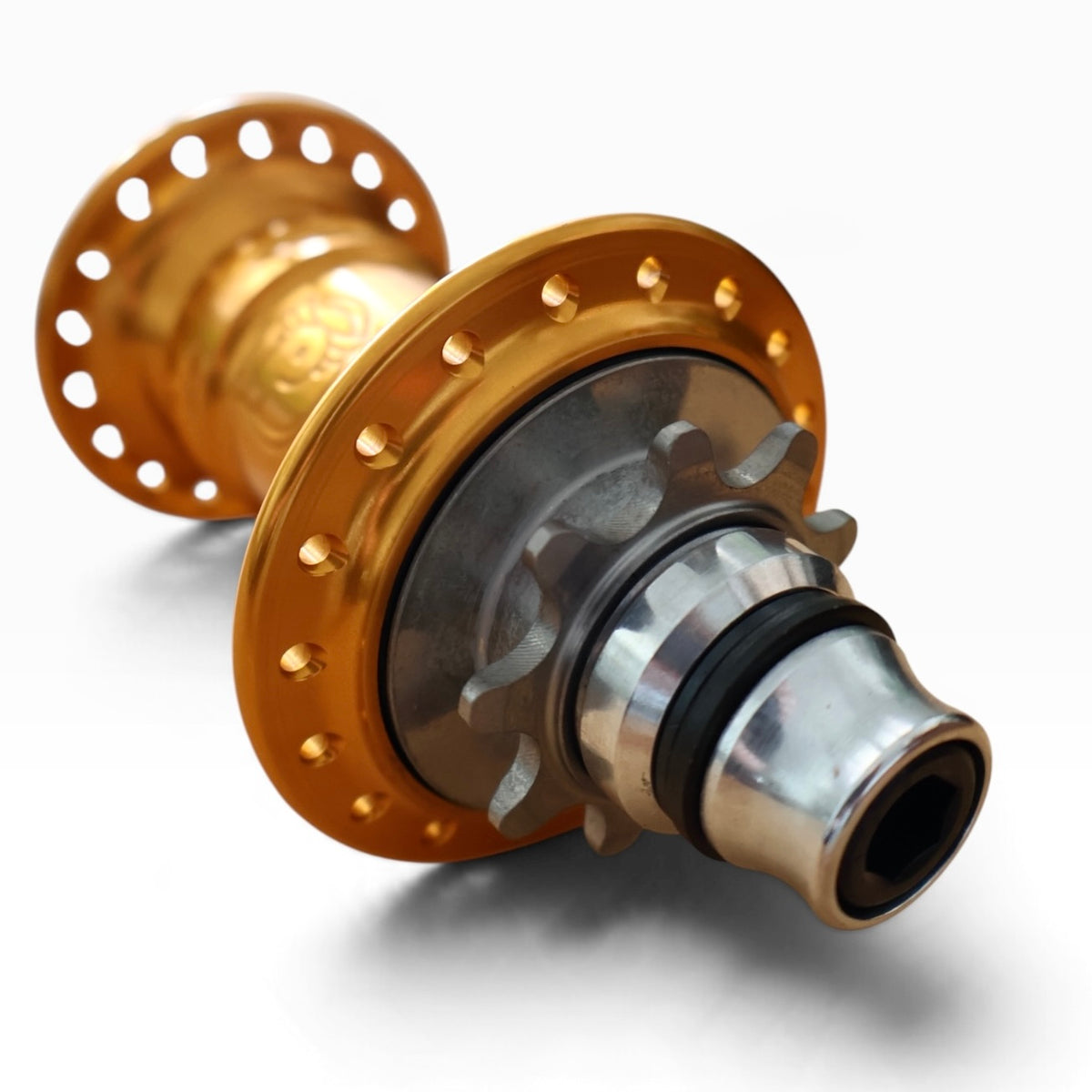 Profile Racing Mini Female RHD Cassette Nabe / Hub Gold with Crmo or Titanium Driver