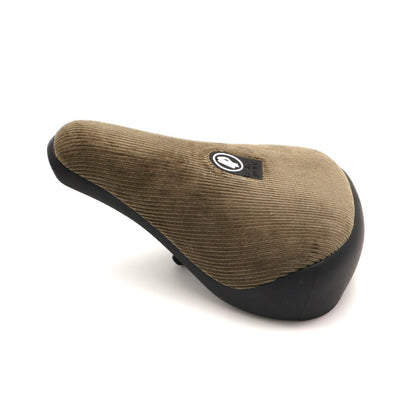 Fourpegsbmx Flatland V3 Corduroy Pivotal Sattel / Seat Green
